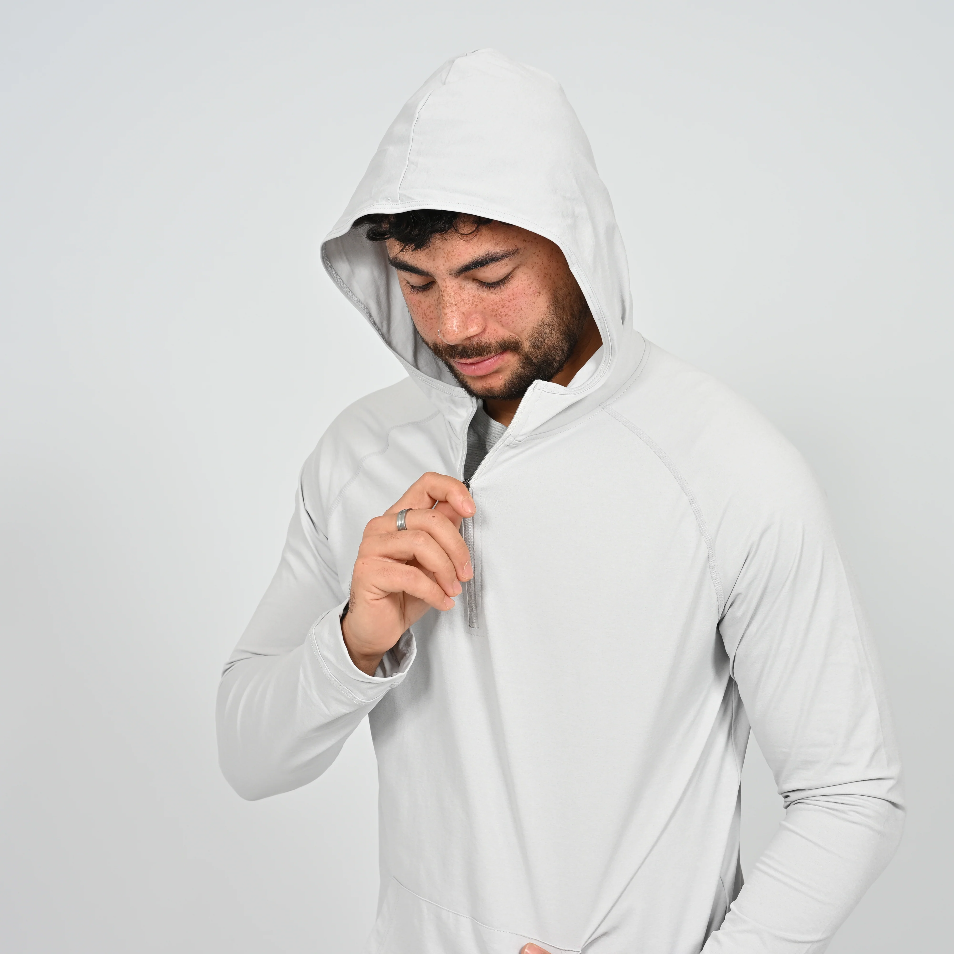 Arden 1/4 Zip Performance Hood - Image 6
