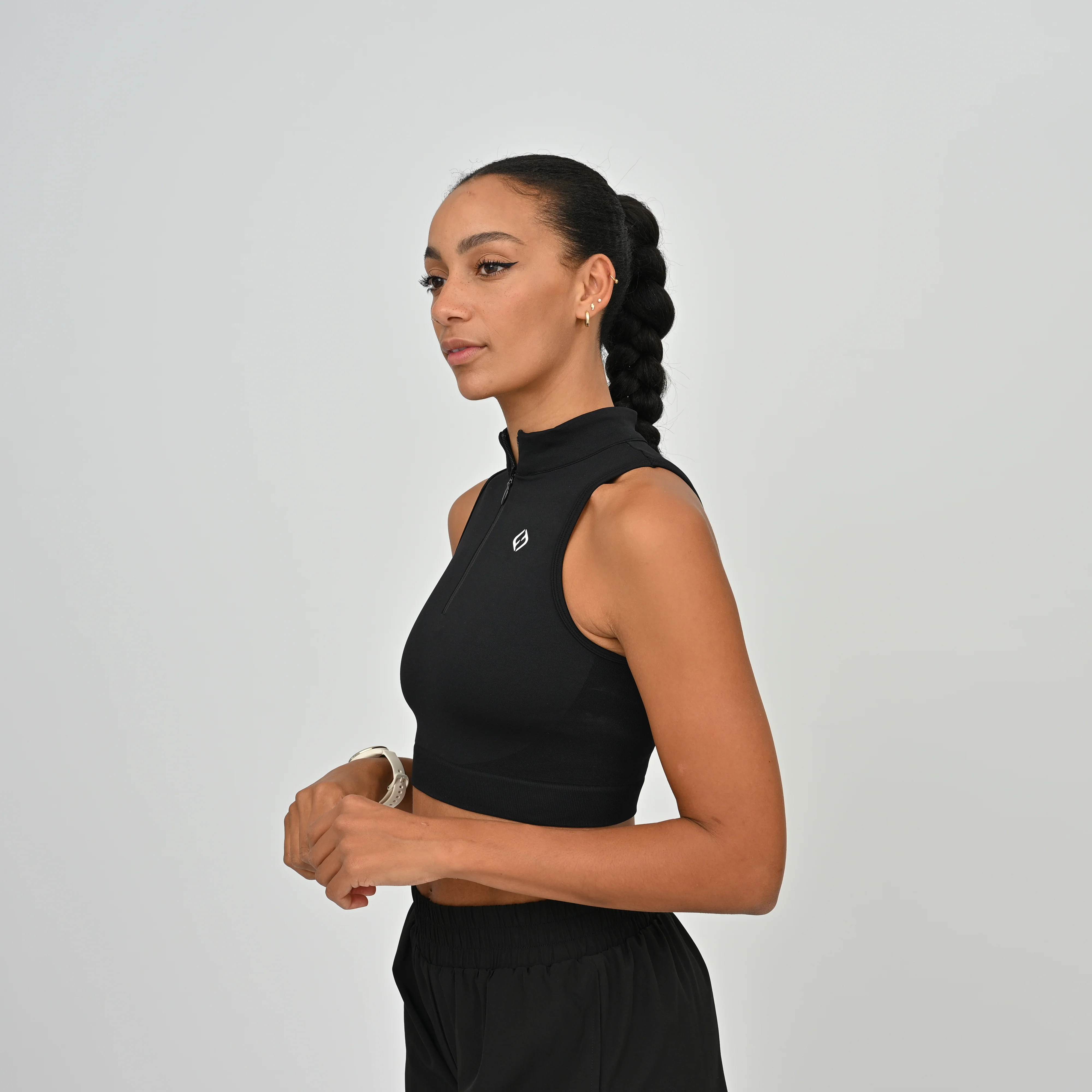 Emily Zip Crop Tank - Image 4